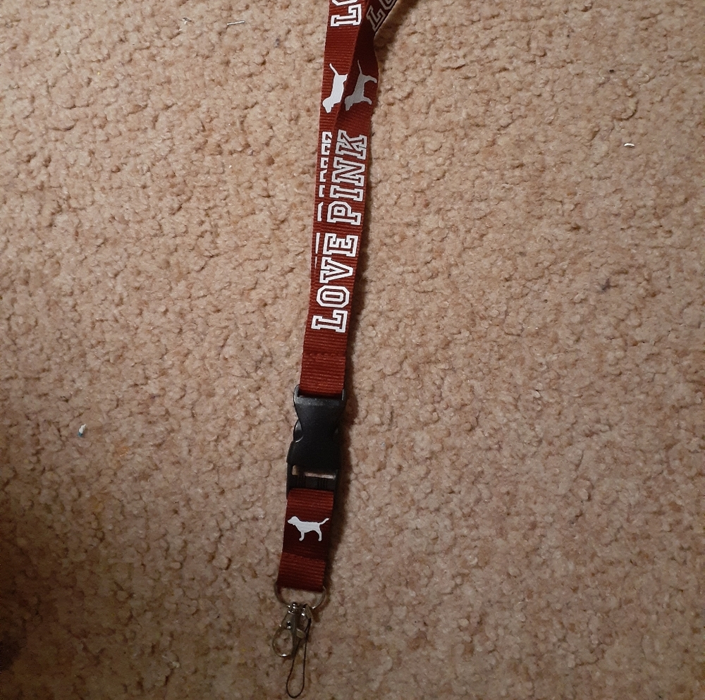 Love Pink lanyard